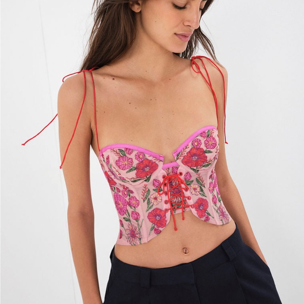 For love for lemon Kaylee Corset Top